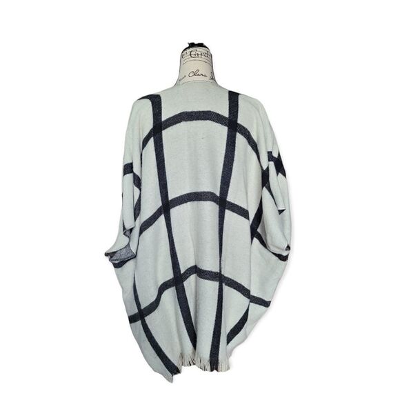 LOFT plaid reversible kimino - Picture 2 of 6